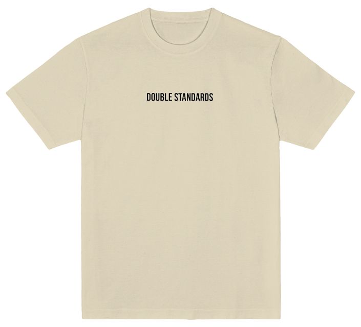 Double Standards Beige T-Shirt